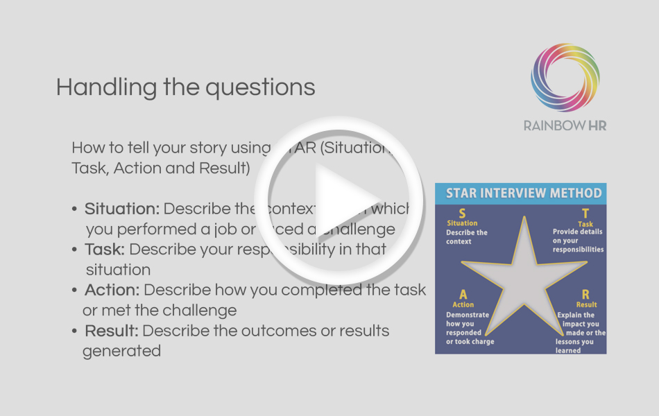 Watch Now: How to be a STAR at interviews